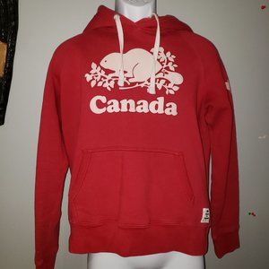 Red Roots Canada Beaver Pullover Hoodie
